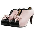 thumbnail image 1 of 1 par elegante dama tacones altos boca boca tacones altos zapatos de tacón alto chunky, 1 of 6