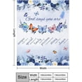 thumbnail image 2 of Christian Blanket for Women, Blue Rose Butterfly Ultra Soft Religious Gifts Blankets with Bible Verse and Inspirational Thoughts, Warm Plush Prayers Healing Throw Blankets, 60"x50", 2 of 6