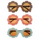 thumbnail image 1 of KAKOWELY pares de gafas de sol para niñas pequeñas, gafas de sol con diseño de girasol, gafas de sol para bebés con diseño de girasol, 1 of 4