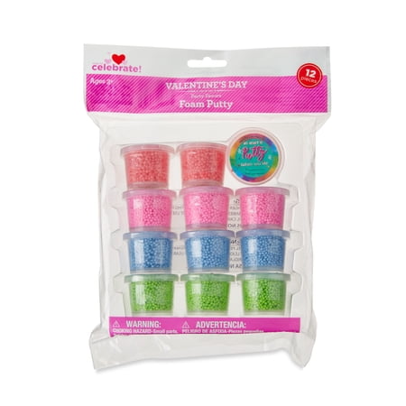Valentine's Day Foam Putty Favors, 12 Count, by Way To Celebrate