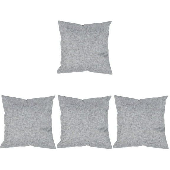 4pcs Waterproof Pillow Cover Home Sofa Pillowcase Practical Outdoor Use Pillow Protector