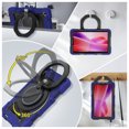 thumbnail image 4 of FJLBDE Case for Lenovo Tab One / K9 8.7 Inch 2025 with 360 Kickstand, Shoulder Strap Carrying Protective Cover, Navy Blue, 4 of 6