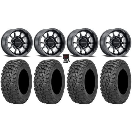 Method 409 15 Wheels Black (5+2) 35 Trail Saw 2.0 Tires Polaris RZR XP 1000 / PRO XP / Ranger XP 900/1000
