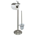 thumbnail image 2 of Kingston Brass CC2018 Porte-Papier Toilette Debout Libre - Nickel Satiné, 2 of 2