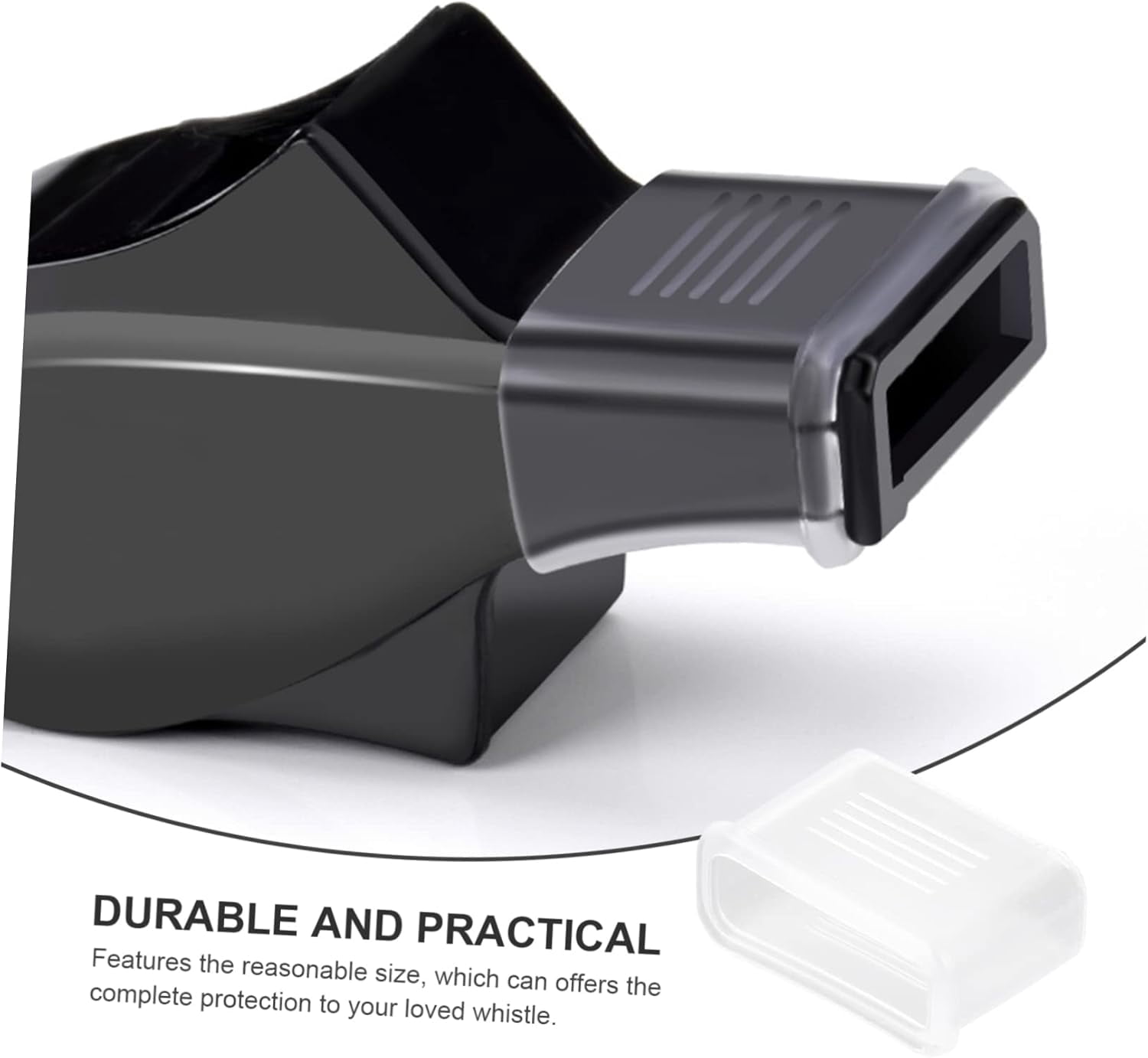 20 PcsWhistle Mouth Covers Storage Box Cushioned Grip Protectors for Referees Athletes and Outdoor Sports Loud Sound Output for Communication