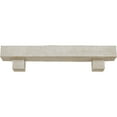 thumbnail image 2 of Ekena Millwork 8"H x 8"D x 72"W Rough Cedar Faux Wood Fireplace Mantel Kit w/ Alamo Corbels, White Washed, 2 of 10