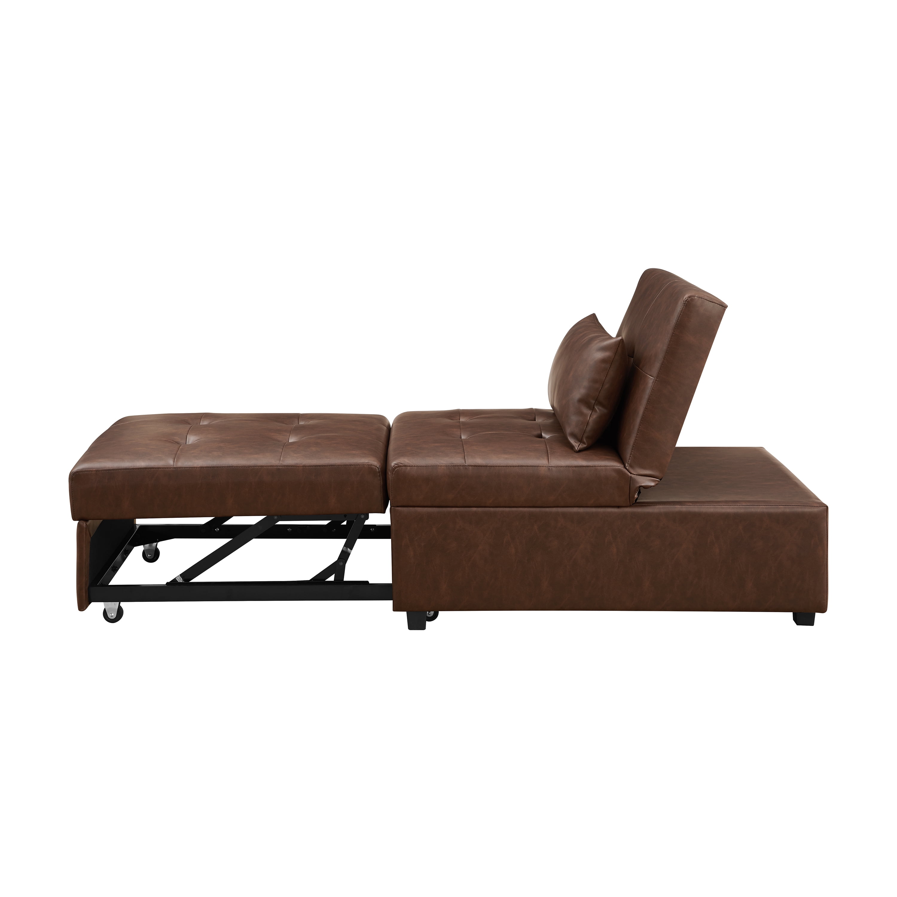 Espresso Brown Reclining Club Chair and Storage Ottoman - Bed Bath & Beyond  - 2081582