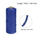 thumbnail image 2 of Algodón Cuerda Retorcido Trenzado Cuerda Cordón, Azul 100m/109 Yardas 2mm Diámetro para Pared Colgar, Plantas Colgar, Tejer, Macramé Anudar, 2 of 7