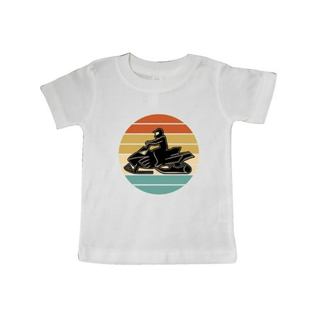 

Inktastic Snowmobile Retro Sunset Gift Baby Boy or Baby Girl T-Shirt