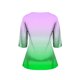 thumbnail image 4 of Camiseta de Cuello Redondo de Manga 3/4 de Impresión Casual para las Mujeres Camiseta de Cuello Redondo de Manga Larga de Tamaño Grande para las Mujeres, 4 of 6