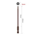 thumbnail image 1 of 100mm H1.5-H6 Alloy Steel Magnetic Hex Head Screwdriver Bits Screw Driver Tools, 1 of 5