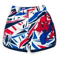 thumbnail image 5 of Marvel Spider-Man UPF 50+ Rash Guard and Swim Trunks Outfit Set Logo Toddler to Little Kid, 5 of 5