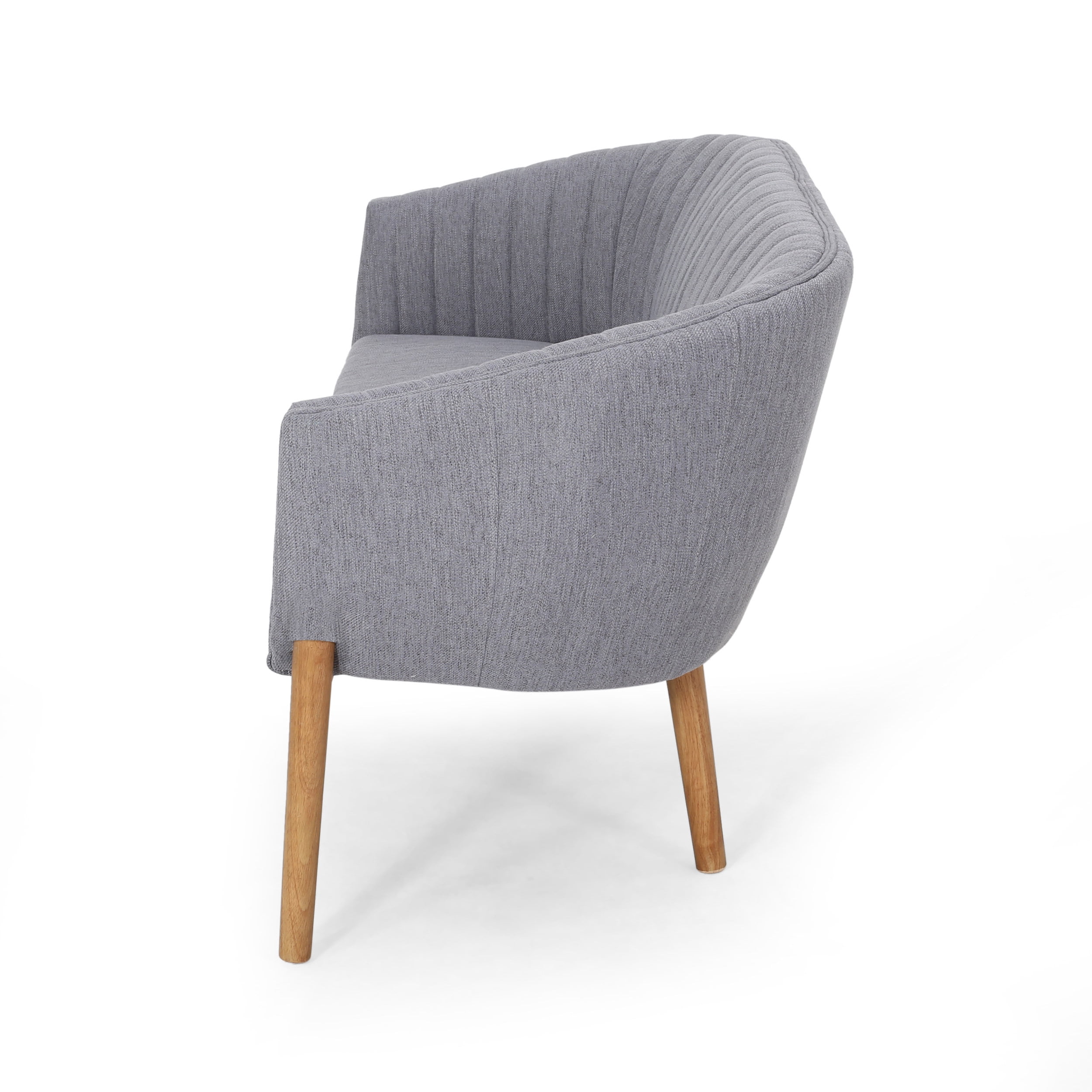 Noble House Nickolas Loveseat, Charcoal