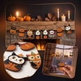 thumbnail image 4 of Tepsmf Halloween Wooden Ornament Set 12 Pcs Vintage Hanging Cutouts with 6.6FT Rope for Garland Tree Decor, 4 of 7