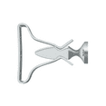 thumbnail image 2 of deltana shutter door holder, 2 3/4", polished chrome finish, 2 of 2