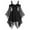 Black, variant on Gothic Dress Women Retro Elegant Floor Length Trumpet Sleeve Formal Evening Gown