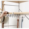 thumbnail image 3 of QUEST -3 Pack 6 Hooks Under Shelf Coffee Cup Mug Holder Hanger Rack Cabinet Kitchen, 3 of 6