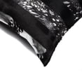 thumbnail image 2 of Natural Torino Madrid Cowhide Pillow | Black/silver | 12"x20", 2 of 4