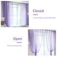 thumbnail image 1 of Nuevas cortinas de ventana de panel de cortina transparente de gasa de color sólido 100 * 200 cm kenally JJ2978-07, 1 of 6