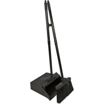 Carlisle® Duo-Pan™ Dustpan And Lobby Broom, 36" - Black