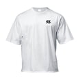 thumbnail image 4 of Men T Shirts Casual Short Sleeve Relaxed Fit Oversized Loose Crew Neck Soft Breathable Basic Tee Top White L, 4 of 4