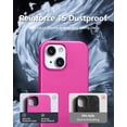 thumbnail image 4 of for iPhone 15 Case,Liquid Silicone Slim Shockproof Protective iPhone 15 6.1 inch Phone Case [Microfiber Lining] (Rose red)…, 4 of 12