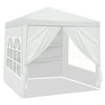 thumbnail image 5 of Riwcyla 6.5'x6.5' Compact Outdoor Canopy Tent, Waterproof 90G PE Fabric with Removable Sidewalls & Windows for Small Spaces, 5 of 7