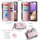 thumbnail image 2 of funda billetera para Samsung Galaxy A32 con Protección RFID, Ranuras para tarjetas, Pata de Cabra, Correa Desmontable-Funda para teléfono tipo Bandolera con Tapa de Cuero PU a prueba, 2 of 9