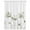 Sage Green White, variant on Sage Green Flowers Waterproof Fabric Shower Curtain,Watercolor Retro White Floral Leaves Waterproof Fabric Shower Curtain for Bathroom Curtains Bathtubs Shower Curtains with 12 Hooks Small 36x72in