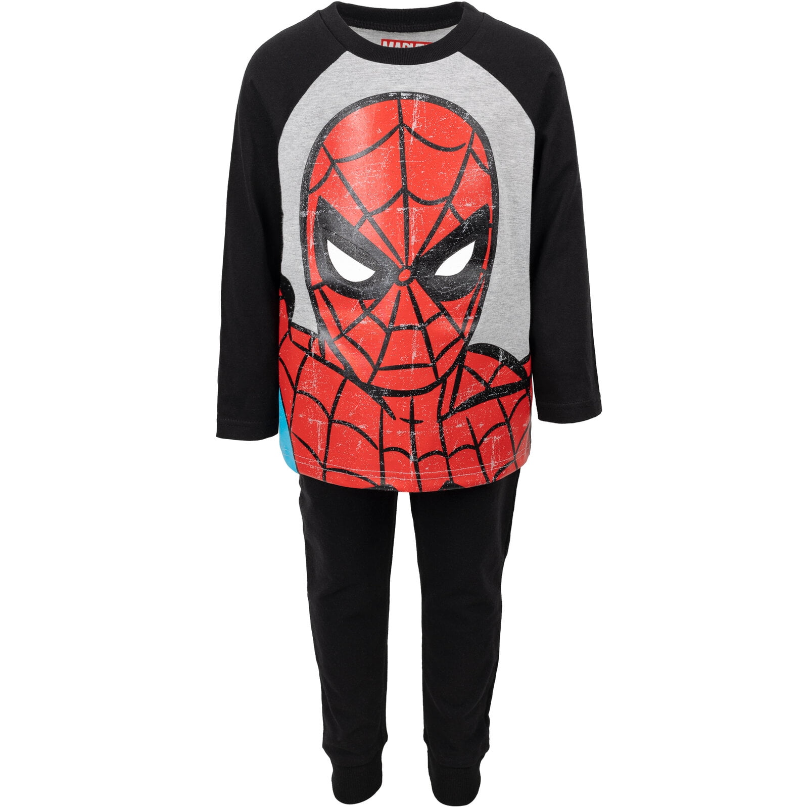 Marvel Avengers Spider-Man Toddler Boys T-Shirt and French Terry Pants Toddler to Big Kid