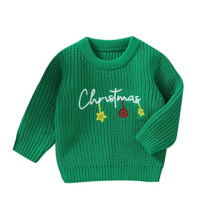 

Baby Christmas Top Long Sleeve Warm Christmas Letter Printing Jumpsuit for Boys and Girls GN1 92