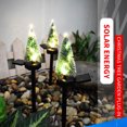 thumbnail image 4 of MXTPOV Christmas Tree Solar Lights, Stake Lights Waterproof Christmas Decorations, Solar Lights Outdoor Xmas Tree Decor for Pathway Lawn Patio Home Decor, 17.7 inch, 4 of 6
