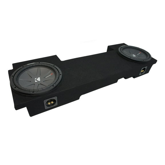 02-13 Cadillac Escalade EXT Underseat Kicker CompR CWR12 Dual 12 Sub Box 2 Ohm