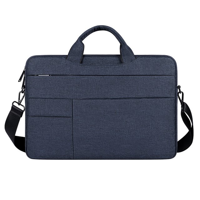 Funda para portátil de 15,6 pulgadas, bolso de hombro, bolso mensajero ligero impermeable con múltiples bolsillos