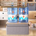 thumbnail image 4 of Caja de almacenamiento plegable con estructura de acero, con tapa abatible, ideal para organizar zapatos, ropa y artículos diversos., 4 of 4