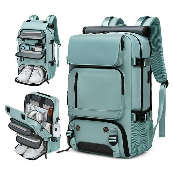 Backpack with Shoe Compartment, Extra Large Travel Backpack Backpack for Men Women Large Capacity Outdoor Camping and Sports Travel Bag Water Shoulder Crossbody Hand Multifunctional Backpack