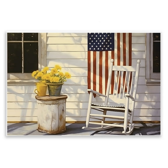 Stupell Industries Americana Deco Scene Travel & Places Painting Unframed Art Print Wall Art, 15 x 10