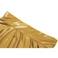 thumbnail image 4 of Urban CoCo Shiny Flared Pleated Mini Skirt(Gold, M), 4 of 6