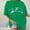 Green, variant on Graphic Tennis Tees for Women T-Shirts/ Short Sleeve T Shirt Men's Women's Wide Ancient Trend Text Style Pure Half Sleeve Summer Green XL