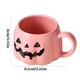thumbnail image 3 of Halloween Pumpkin Ceramic Mug - 12oz Spooky Coffee Cup for Office, Tea & Milk - Cute Fall Gift & Decor, 3 of 5