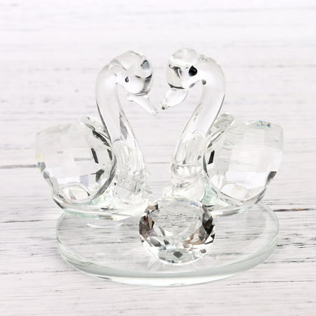 - Crystal Swan Wedding Decor Paperweight Figurine Gift Crafts Home Decor