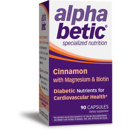 alpha betic Cinnamon, Magnesium & Biotin Capsules 90 Capsules