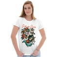 thumbnail image 4 of Sink or Swim Anchor Mermaid Tattoo Womens Slim Fit Graphic Tee Brisco Brands L, 4 of 5