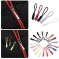 thumbnail image 4 of Removable Clip Broken Buckle Suitcase Tent Zipper Head Puller Replacement Zipper Rope Cord Rope Pullers Zipper Pull WHITE, 4 of 8