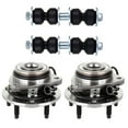 thumbnail image 4 of ECCPP Wheel Hub Assembly 1997 1998 1999 2000 2001 2002 2003 2004 2005 for Chevrolet Blazer for Chevrolet S10 for GMC Jimmy for GMC Sonoma - Front Sway Bar End Link Wheel Hub Bearing, 4 of 4