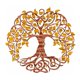 thumbnail image 1 of Metal Wall Art - Tree of Life - Metal Wall Art - 11.8" X 11.8" - Yellow, 1 of 3