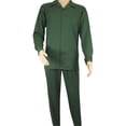 thumbnail image 2 of Men's MONTIQUE Two Piece Set Walking Leisure Suit Long Sleeves 1641 H. Green, 2 of 3
