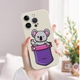 thumbnail image 2 of ¡Mantenga su iPhone seguro y a la moda con nuestra innovadora funda plateada colorida de doble capa!, 2 of 4