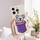 thumbnail image 2 of ¡Mantenga su iPhone seguro y a la moda con nuestra innovadora funda plateada colorida de doble capa!, 2 of 4