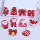 thumbnail image 3 of 10 Uds. Nuevo Mini Kawaii serie navideña muñeco de nieve resina parte posterior plana álbum de recortes joyería Diy accesorios de horquilla decorar artesanía, 3 of 4